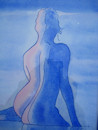 Aquarelle Femme nu