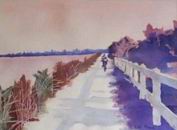 Aquarelle &icirc;le d'Ol&eacute;ron